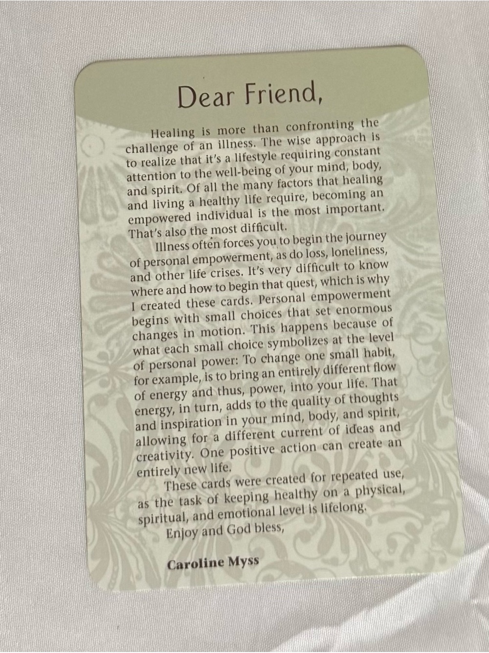 Complete Set Wisdom for Healing Cards by Caroline Myss - Picture 4 of 7
